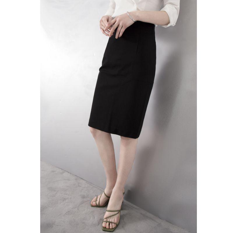 

Lingmei Oufan Mid Length Long Length Skirt Black 29/XL
