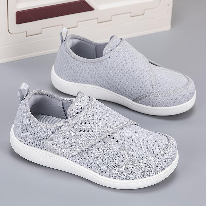 Open Shoes for Elderly Adjustable Diabetic Shoes Swollen Foot Fat Wide Hallux Valgus Bunion Orthopedics Thumb Eversion Men Women