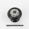 Nordic Style Blue Flower Ceramic Cabinet Pulls Non-slip Furniture Handles Knobs for Drawer Wardrobe Home Decor