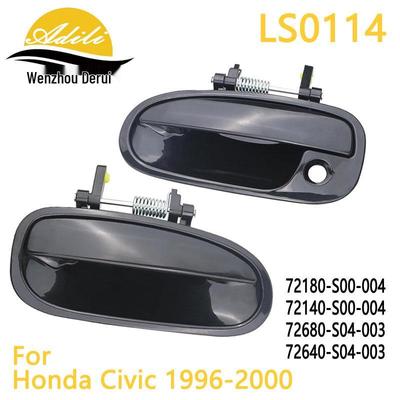 Honda 96 Civic Vnější klika dveří - Čísla dílů: 72180-S00-004, 72140-S00-004, 72680-S04-003, 72640-S04-000