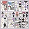 Korean Kpop Cute Dress-Up Stickers: 24 Large Sheets - Idol Witch Hunter Group, Handmade Decompression Stickers.