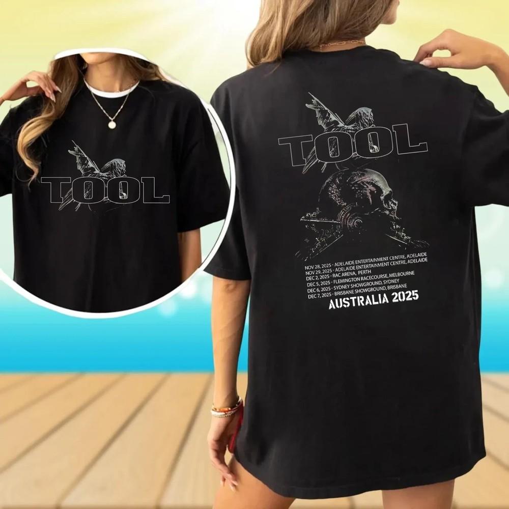 2sided Tool Tour Australia 2025 Tshirt Size S to 5XL Unisex T-Shirt L