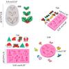 Candy Tree Hat Socks Silicone Mold Fondant Mold Christmas Baking DIY Supplies