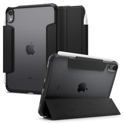 Spigen iPad Mini 7/6 Case, Clear Back, Apple Pencil Compatible, Military Certified, Slim, Stand, Shockproof, Scratch-Resistant, Camera Protection, Lea