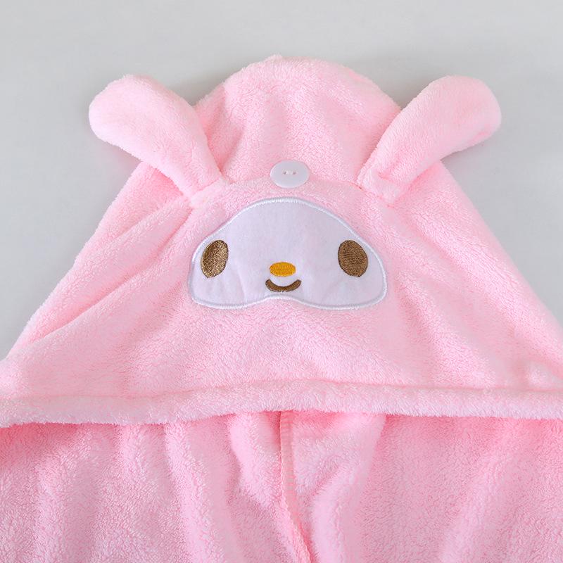 Cinnamon Embroidered Absorbent Dry Hair Cap for Children & Adults