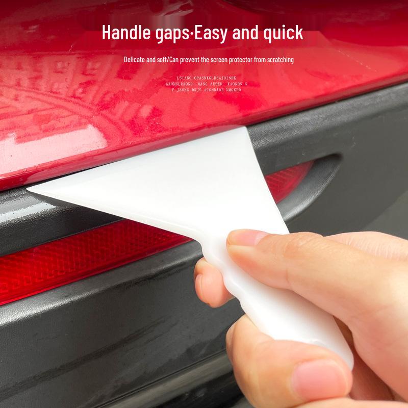 High-Temperature Resistant Wallpaper & Baking Film Squeegee – Seam Filler, Edge Trimmer, Front Windshield Hard Scraper Tool