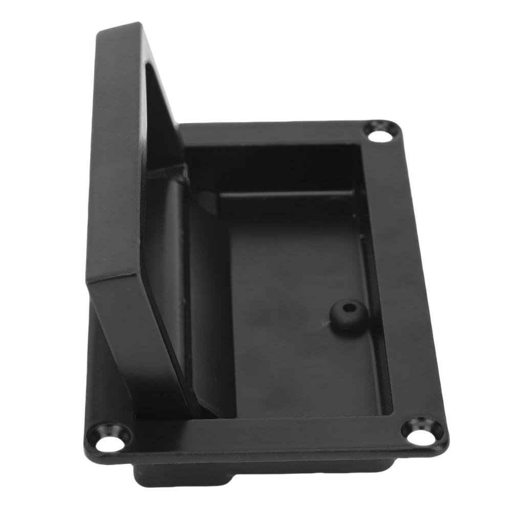 Recessed Door Pull Handle Zinc Alloy Flush Lift Recessed Hatch Handle Black Toolbox Handle with Mount Screws for Yacht