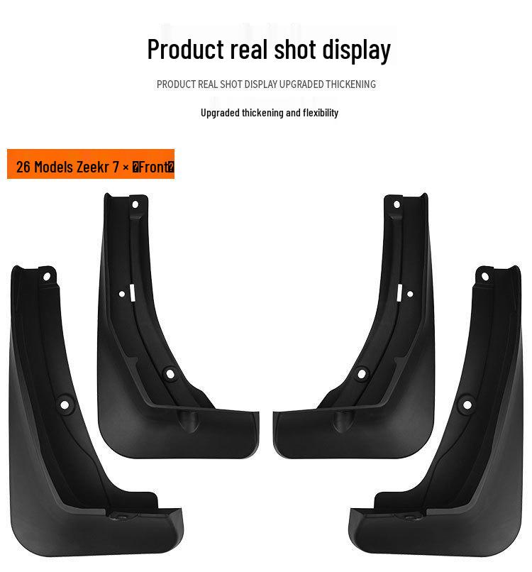 Zeekr 7X 2026 Tire Mud Flaps: Cross-Border Modification Accessories