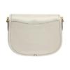 New COACH Willow Leather Saddle Bag, Shoulder Bag, Crossbody Bag Small Size Women's White CA094-B4HA