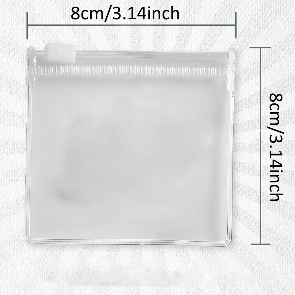 10/ 20pcs Reusable Medicine Bags, Zipper Medicine Bag Set, Bait Bag Jewelry Storage Bags Ziplock Medicine Storage
