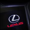 2pcs Car Door Wireless Welcome Light LED HD Projector Lamp Decoration For Lexus IS250 Ct200h LS430 LX570 NX300h IS300h RX330 GX