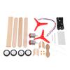 1/5/10PCS Twin Blades Aircraft Educational Toys Eco-Friendly DIY Scientific Experiment Kids Electric Plane STEM Craft Kits