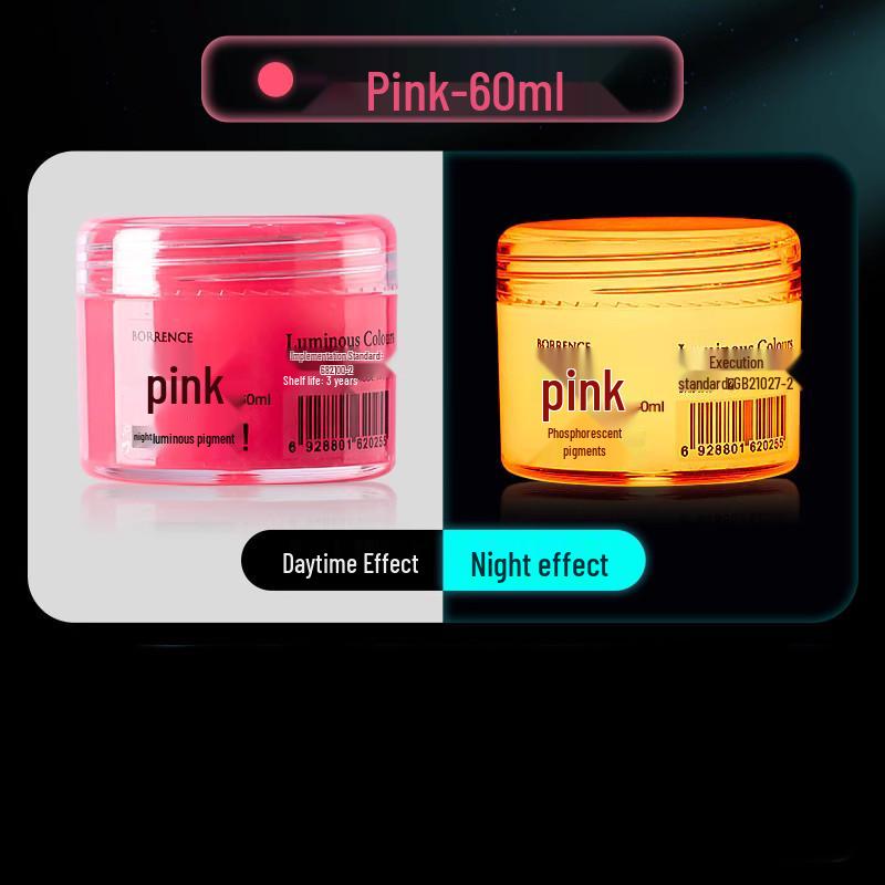 Glow-in-the-Dark Fluorescent Pigment Set for Kids - Perfect for DIY Clothes, Shoes, Plaster Dolls, and Hand-Painted Crafts!