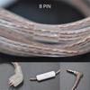 Pin Oxygen-Free Copper Upgrade Twisted Cable High-Purity In Ear Cable 2Pin Headphone Cord KZ Earphones Cord ZS10 Earphone Wire