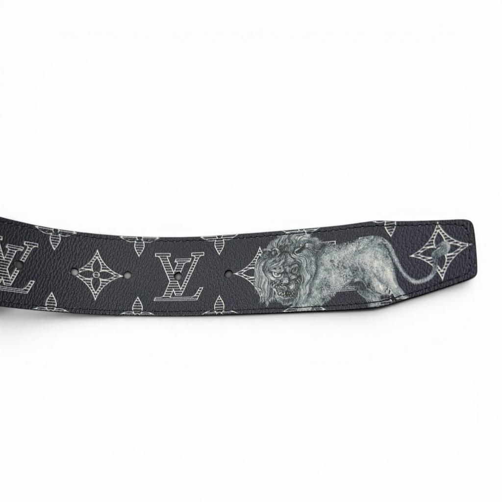 Excellent LOUIS VUITTON belt Saint Tulle Riverso Chapman Brothers Used