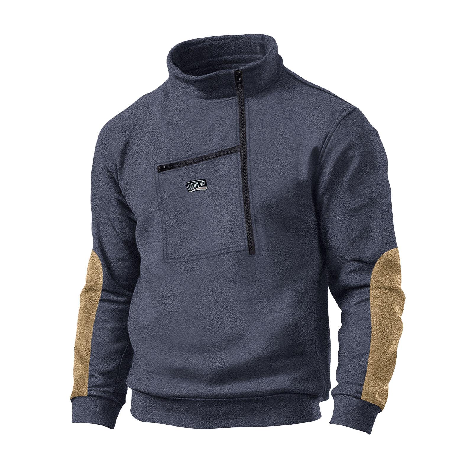 

Мужская толстовка, свободная однотонная уличная теплая дышащая футболка, топ XXL