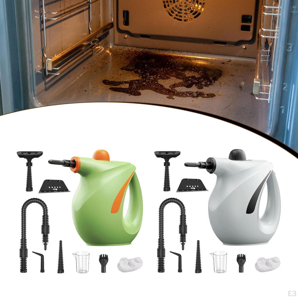 Handheld Steam Cleaner Household with 700ml Tank for Curtain Tight Gap Grout Green