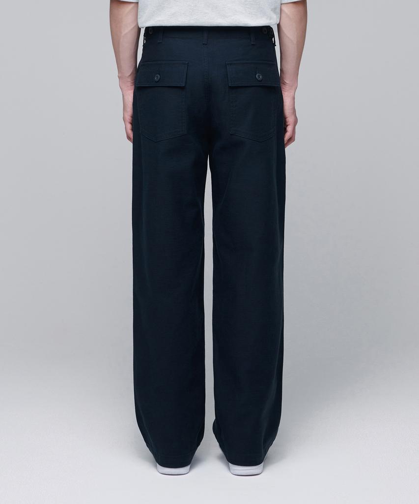 MUSINSA STANDARD Wide Replica Fatigue Pants [Navy]