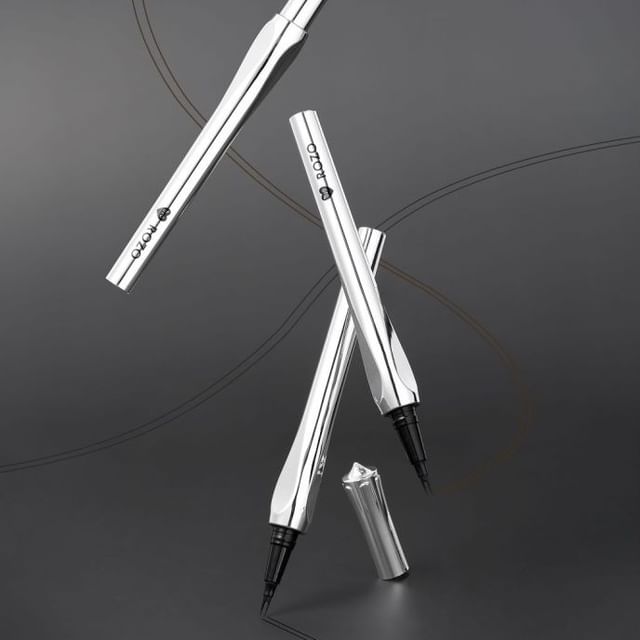 ROZO - 2 Claws Liquid Eyebrow Pen - 3 Colours V33# Brown - 0.6ml