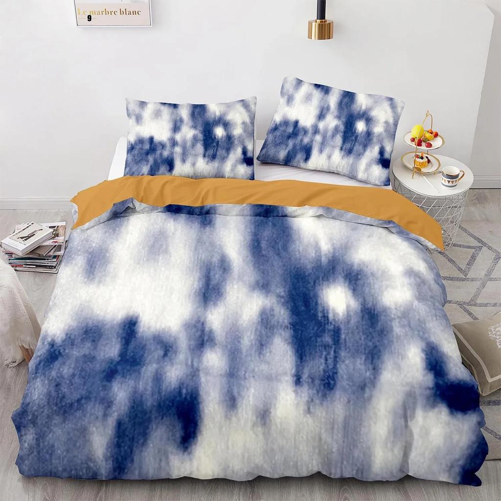 Tie Dye Duvet Cover Set Boho Psychedelic Bedding Set for Boys Girls Teens Bohemian Gypsy Full Comforter Cover Exotic Spiral