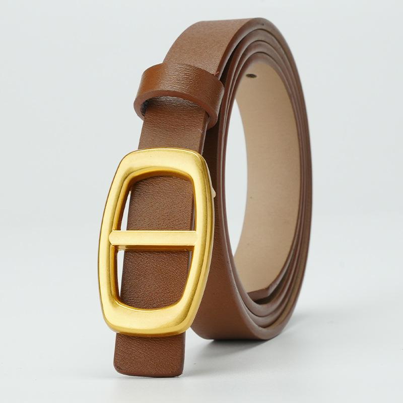 Belts for Women Fashion Dresses for Women Decorative Women's Thin Belts Versatile New Skirts for Women Smooth Buckles