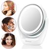 Medisan | Cm 835 2-In-1 Cosmetics Mirror | 12 Cm | High-Quality Chrome Finish