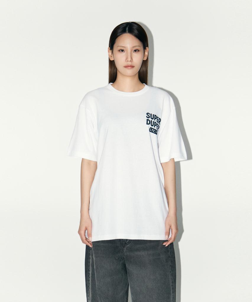 Laipeutaimkollegtibeu Super Duper Short Sleeve T-Shirt White