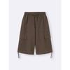 Gu By Uniqlo Linen Blend Cargo Short Pants+ec