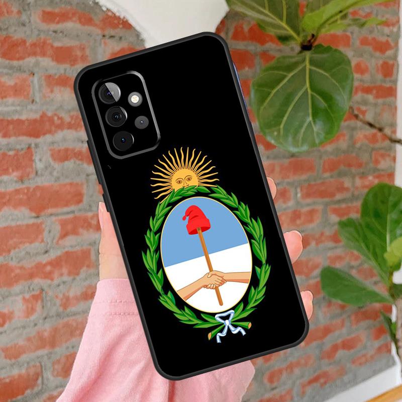 Argentina Flag Phone Case For Samsung Galaxy A54 A34 A14 A55 A35 A25 A15 A52 A32 A12 A51 A71 A13 A33 A53