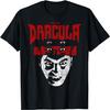 Camiseta com Logo de Retrato de Drácula Desgastado