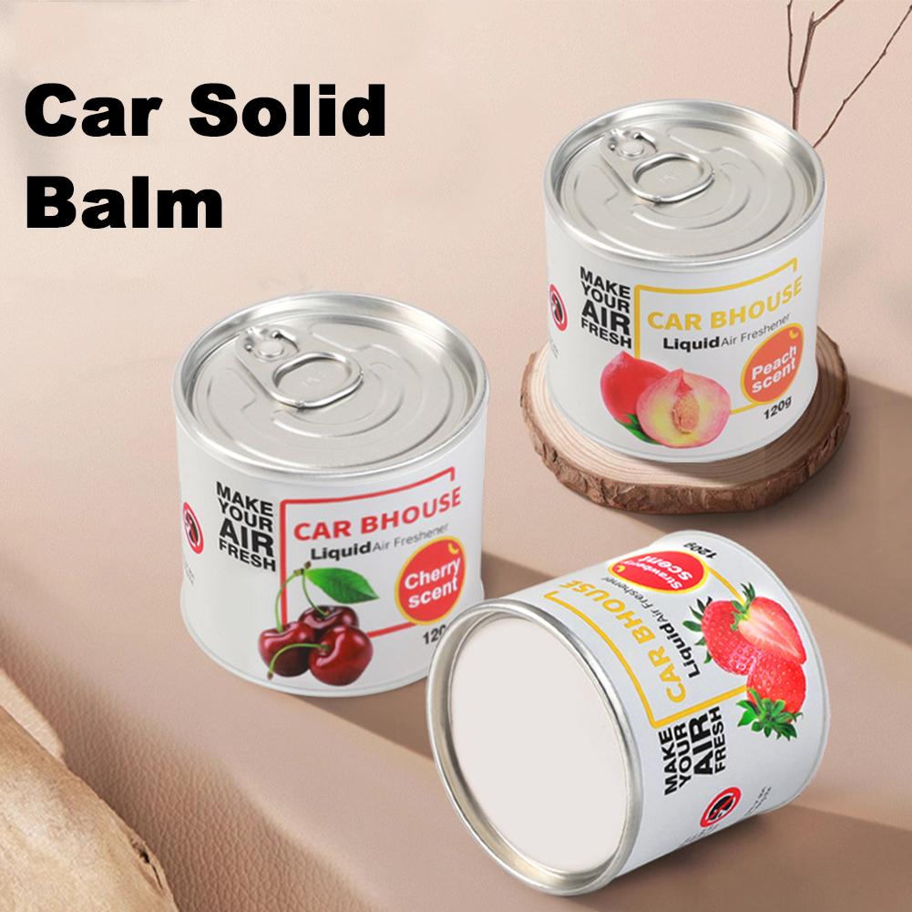 NEW Car Air Gel Freshener Perfume Cream Auto Interior Can Odors Aluminum Fragrance Accessorie Remove Cup-shaped Aroma Diffu O5N2