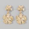 Simplistic and Cute Flower Oil Drop Earrings - Light and Comfortable Accessories
