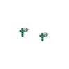 Tesori Earrings With Green Cross SAIW218 For Women
