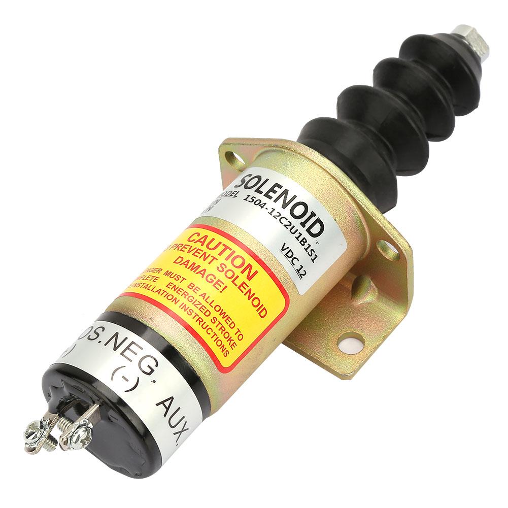 12V Tērauda korpusa dzinēja izslēgšanas apturēšanas