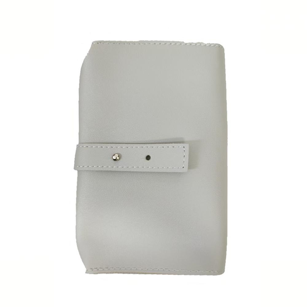 

PU Leather Digital Product Storage Bag Dust Proof Multi-layer Data Cable Storage Bag Large Capacity Portable сірий