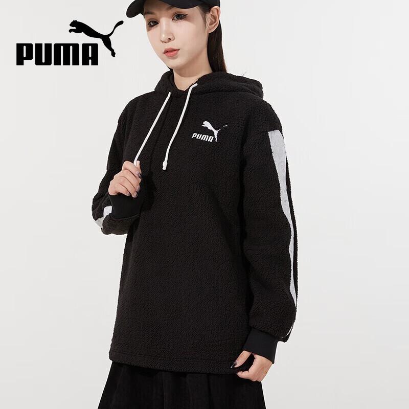 PUMA Women s Fleece Hooded Pullover L