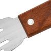 Fish Turner Not Sticky Wooden Handle Heat Resistant Stainless Steel Lightweight Cooking Shovel for Home