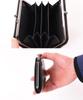 SEAL Kiss Lock Wallet Wallet Mini Wallet Billfold Card Case Coin Purse Waterproof Sorting Made in Japan PS-203BK