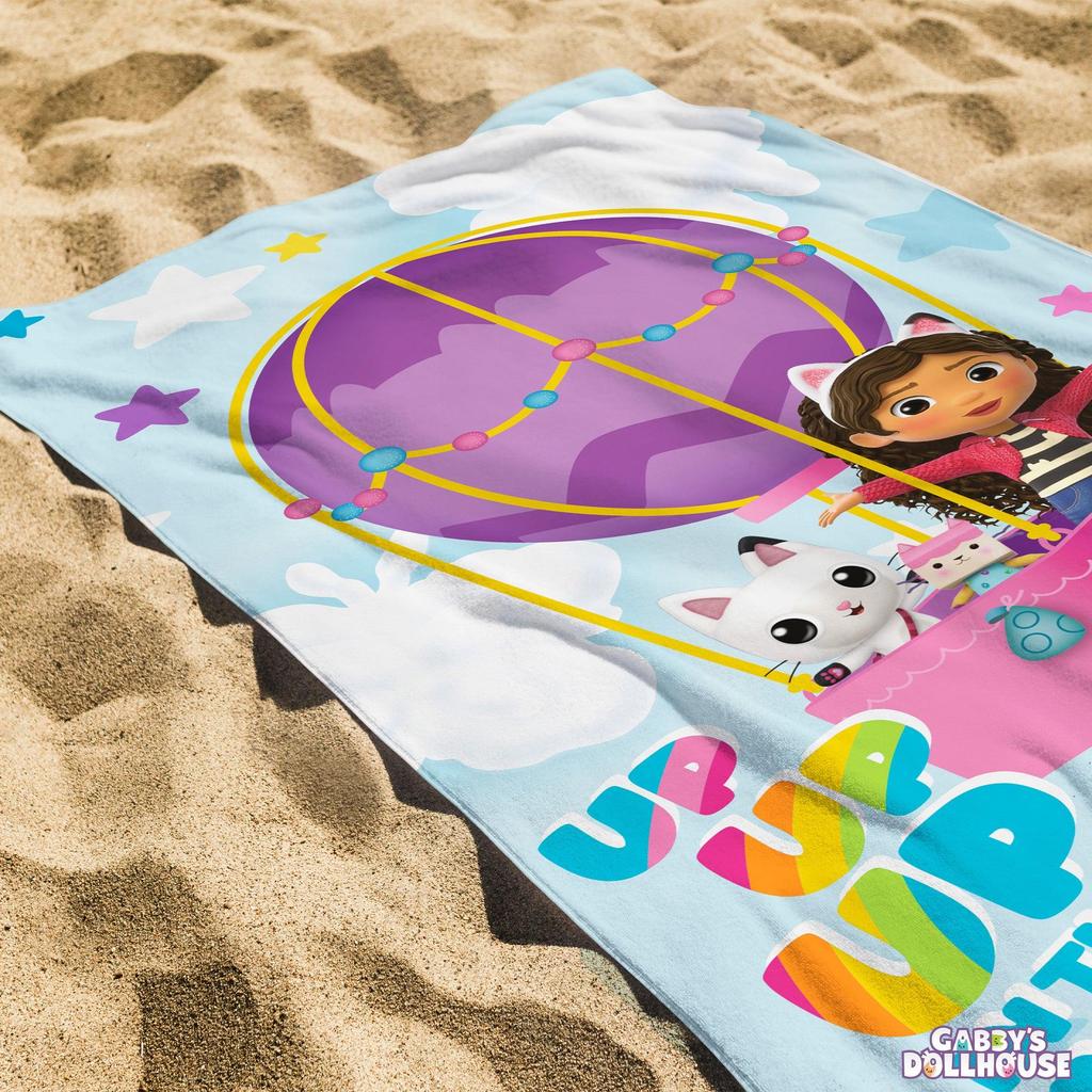 Gabby´s Dollhouse Childrens/Kids Up Up The Air Cotton Towel