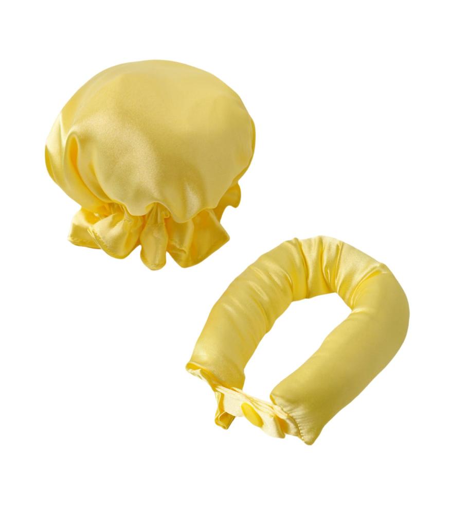 TikTok Heatless Curling Rod & Cap Set for Effortless Large Waves While Sleeping