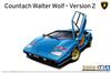 Aoshima Bunka Kyozai The Supercar Series 18 Wolf Countach 2 Plastic Model 1/24 No. '76 Ver.