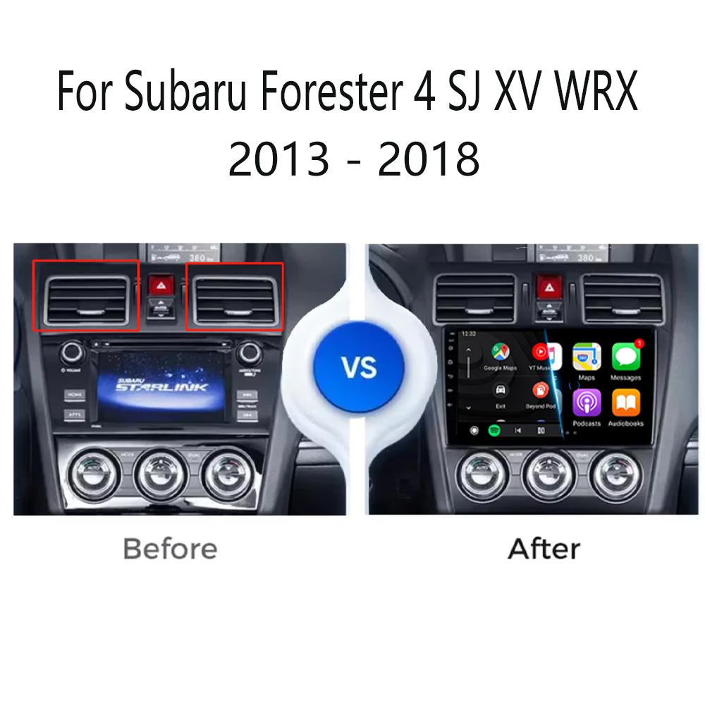 Android 14 Radio For Subaru Forester 4 SJ XV WRX 2012 - 2018 Carplay Stereo GPS Navi Video Playe Car Multimedia 2din Carplay DVD