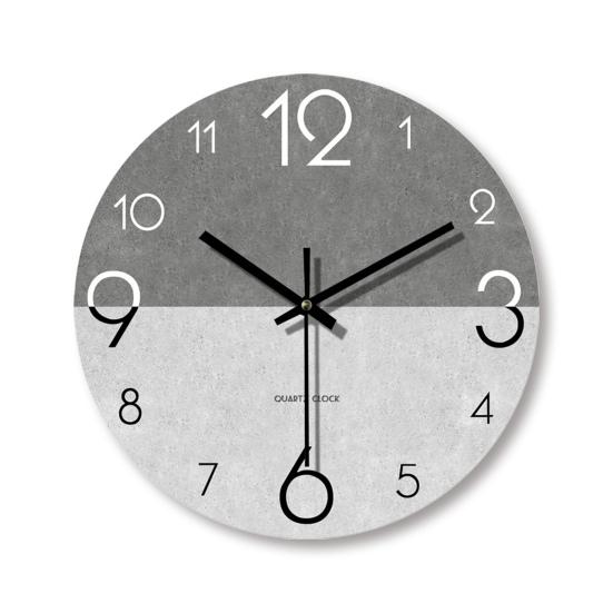 Vintage Wooden Wall Clock Non Ticking Silent Battery Operated Living Room Bedroom Indoor Digital Analog Clock Home Decoration Festival Gift