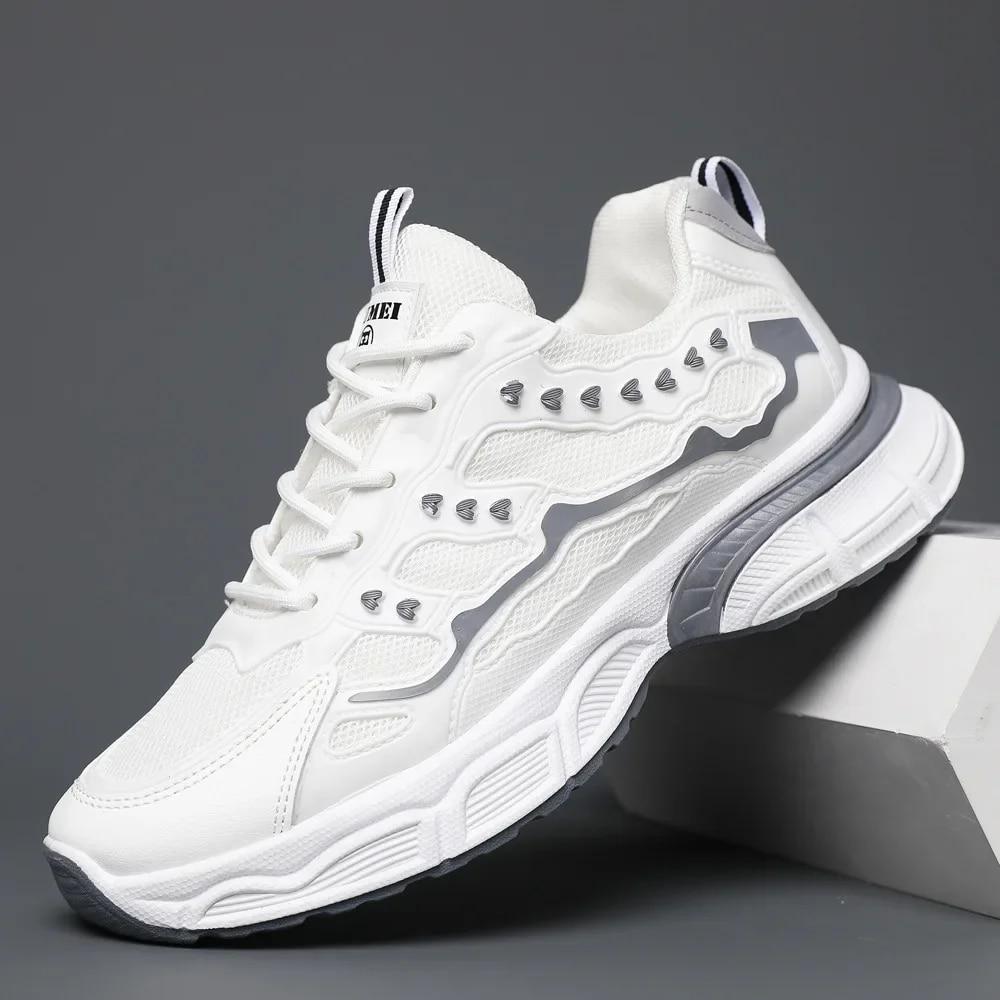 

Мужские повседневные кроссовки, кроссовки, дышащая уличная спортивная обувь, легкие кроссовки, мужская новая модная удобная спортивная обувь 39