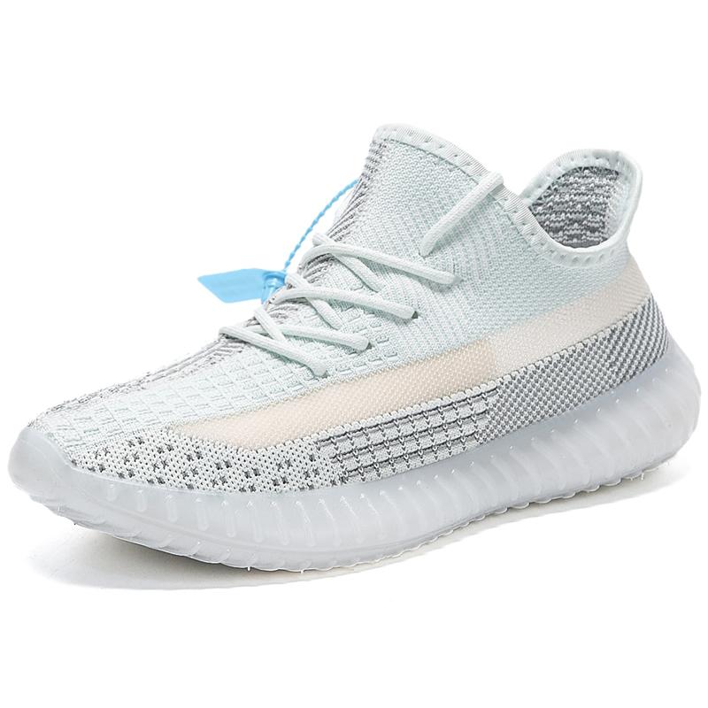 Chaussures Décontractées de Sport Crème Glacée Blanc Pur Style Homme Femme Kaki Drill Pour Chaussures Galaxy Ama Sesame Star Respirantes Été