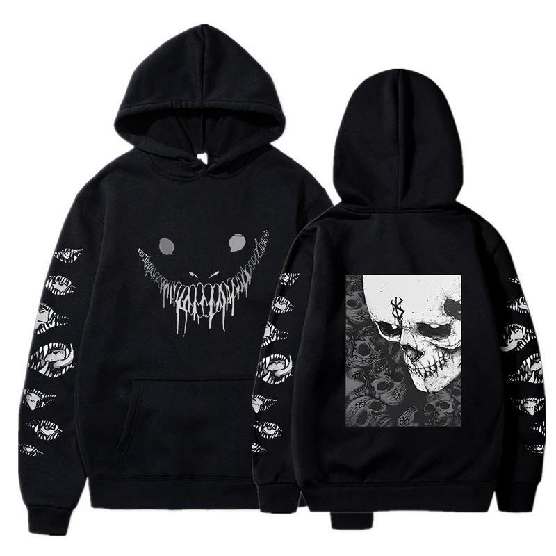 Stylish Anime Graphic Hoodies for Men Hoodies