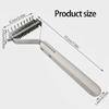 Multiuse Pet Massage Comb For Thick Furs Coat Quick Detangler Tool With Easy to Grip Handle Slicker Brush for Home Use