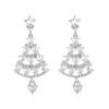 Shiny Christmas Drop Earrings Alloy Ear Studs New Stud Earrings  Beauty