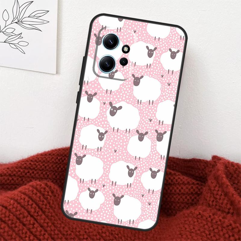 Cute Sheep Case For Xiaomi Redmi Note 14 13 10 11 12 15 Pro Plus Cover For Redmi 15 14C 12C 10C 13C 15C