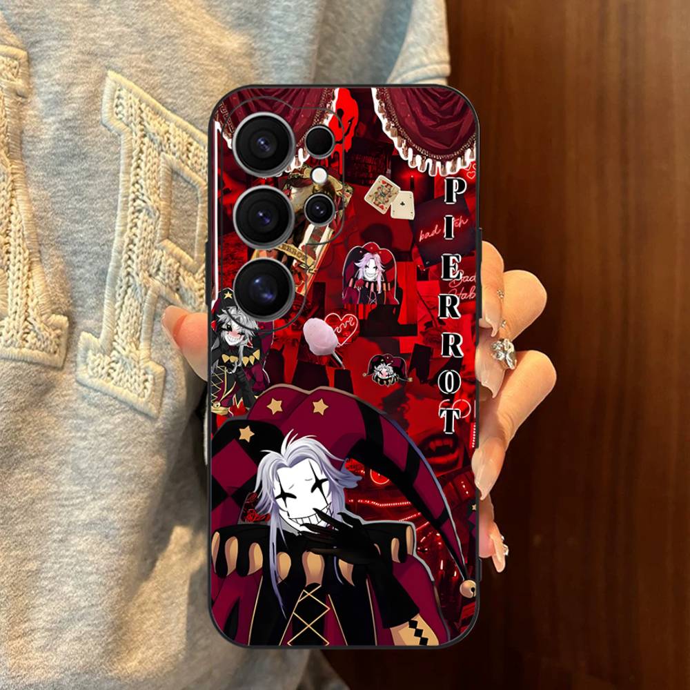 The Freak Circus Pierrot Phone Case For Samsung S 24 Fe 25 Ultra Plus 20 Lite 21 30 22 23 24 22 Ultra 5G Fundas